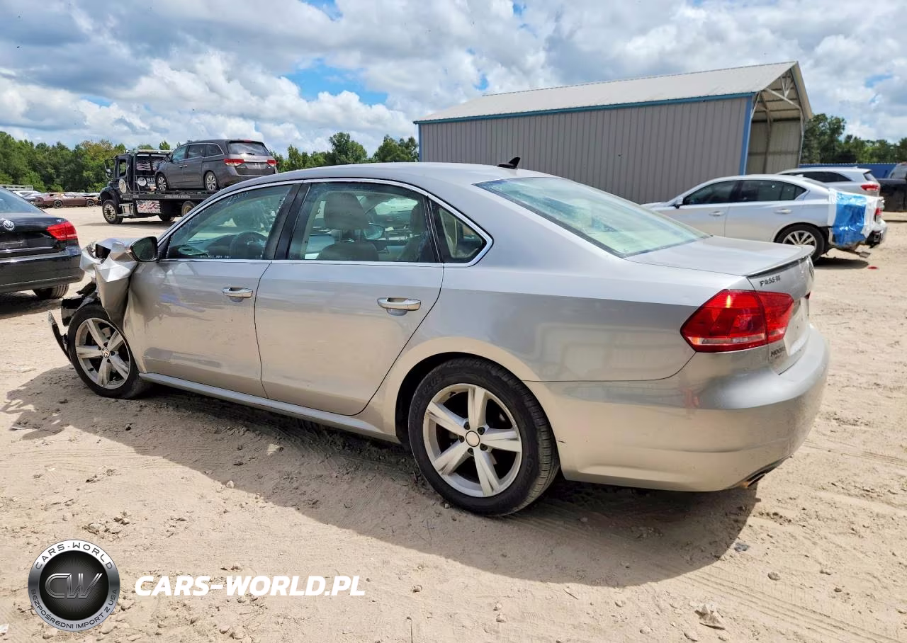 2012 Volkswagen Passat Se VIN:1VWBH7A36CC043177 - 2