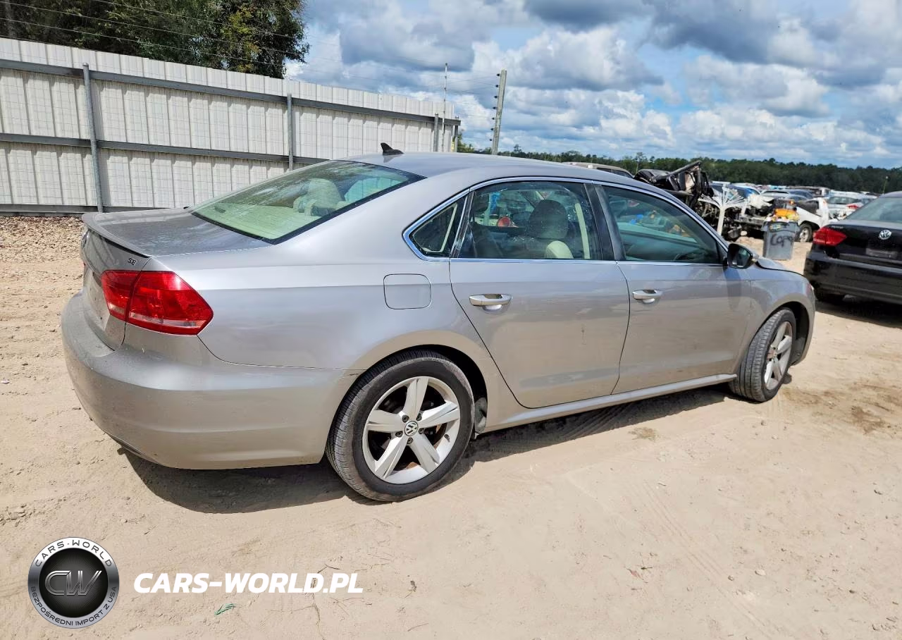 2012 Volkswagen Passat Se VIN:1VWBH7A36CC043177 - 3