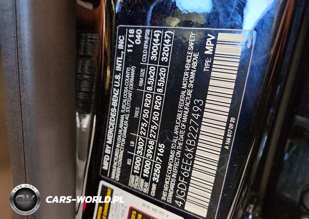 2019 Mercedes-Benz Gls 450 4Matic VIN:4JGDF6EE6KB227493 - 14