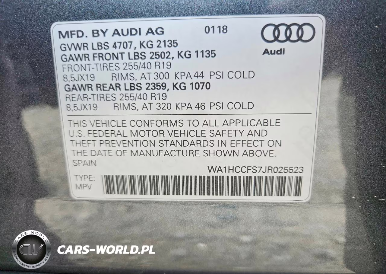 2018 Audi Q3 Premium Plus VIN:WA1HCCFS7JR025523 - 12