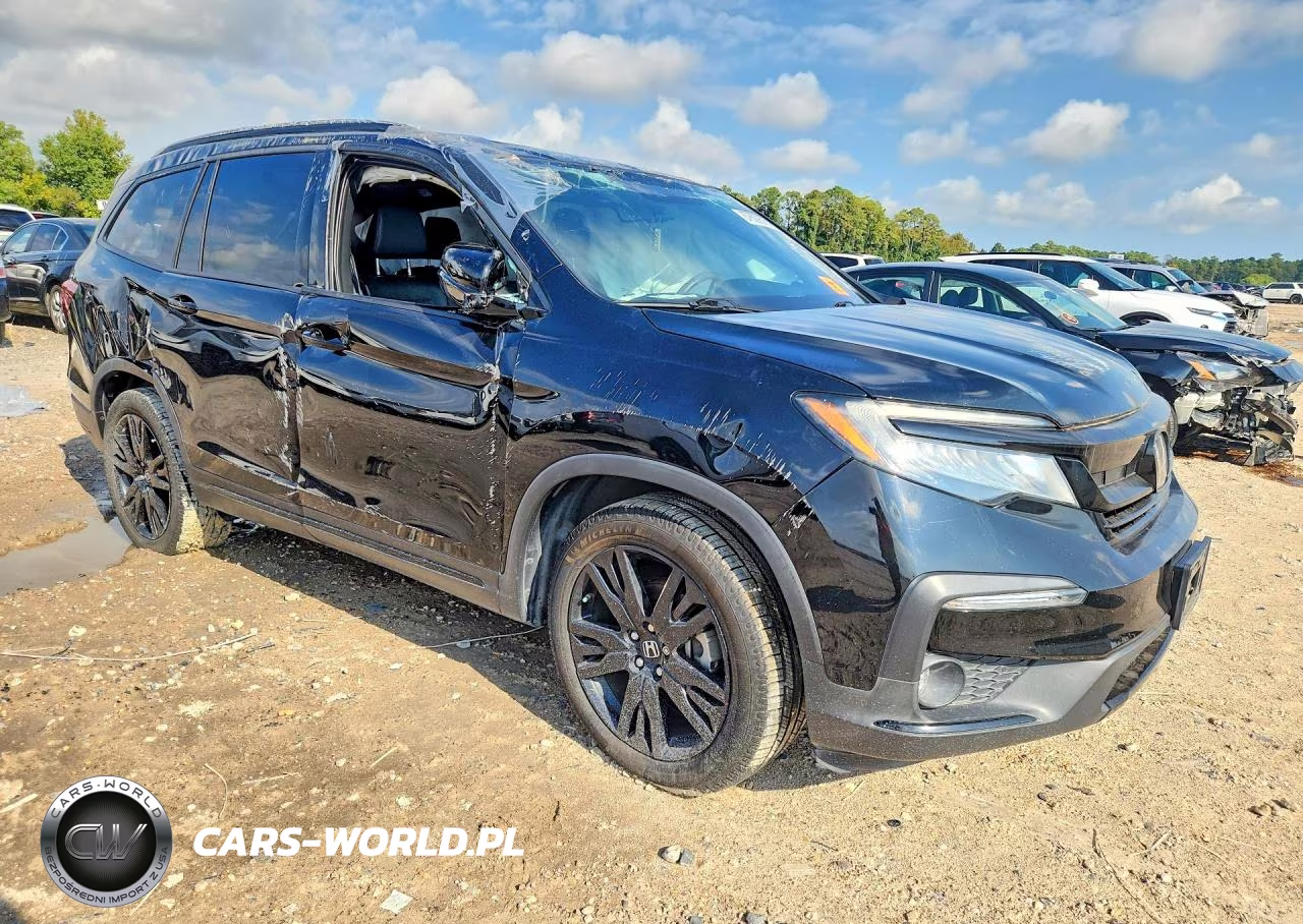 2020 Honda Pilot Black VIN:5FNYF6H7XLB027573 - 4
