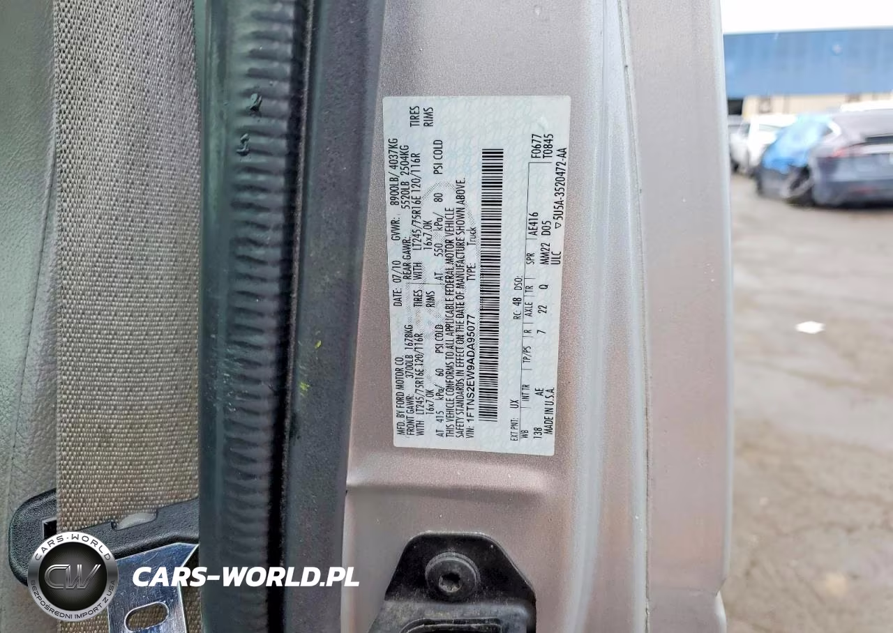 2010 Ford Econoline E250 Van VIN:1FTNS2EW9ADA95077 - 13