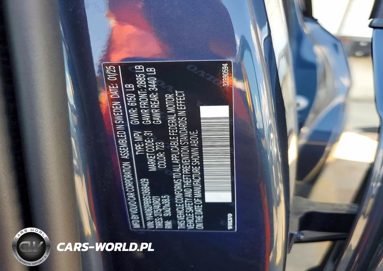 2025 Volvo Xc90 Plus VIN:YV4062PB9S1368429 - 13