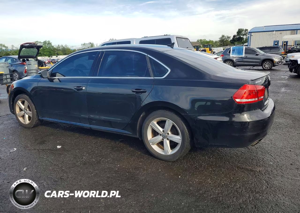 2012 Volkswagen Passat Se VIN:1VWBP7A34CC096026 - 2