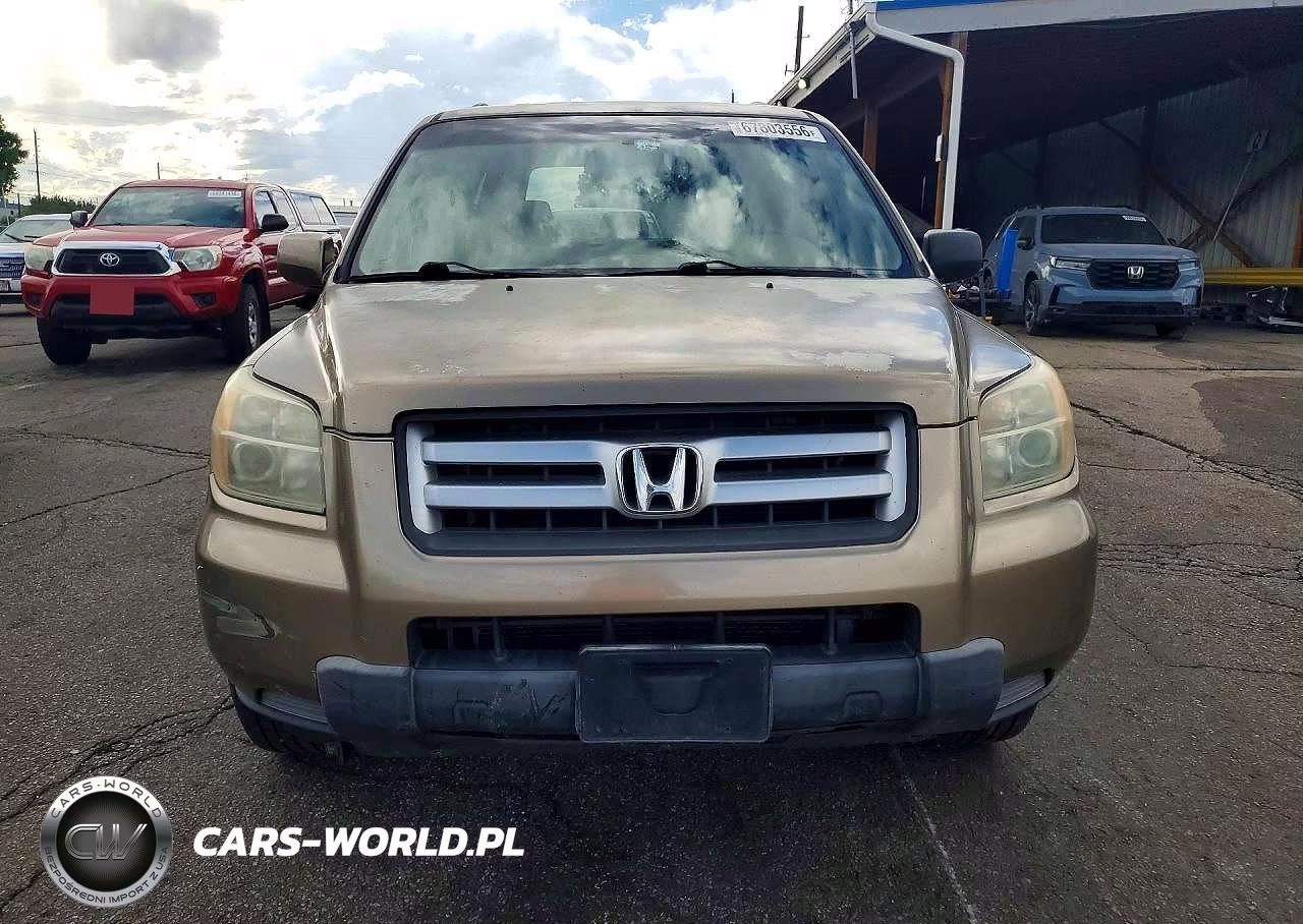 2008 Honda Pilot Vp VIN:5FNYF28208B018580 - 5