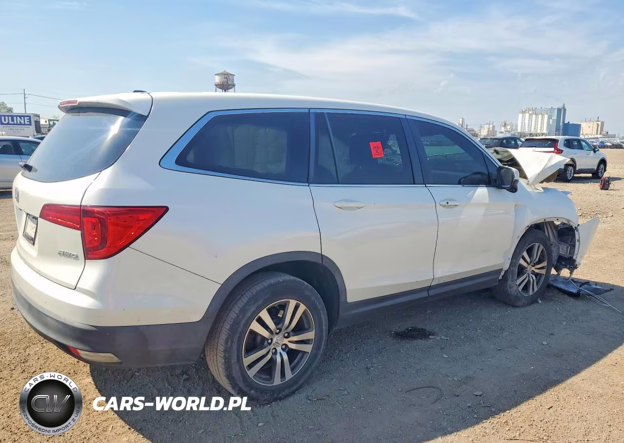 2016 Honda Pilot Exl VIN:5FNYF6H57GB003798 - 3