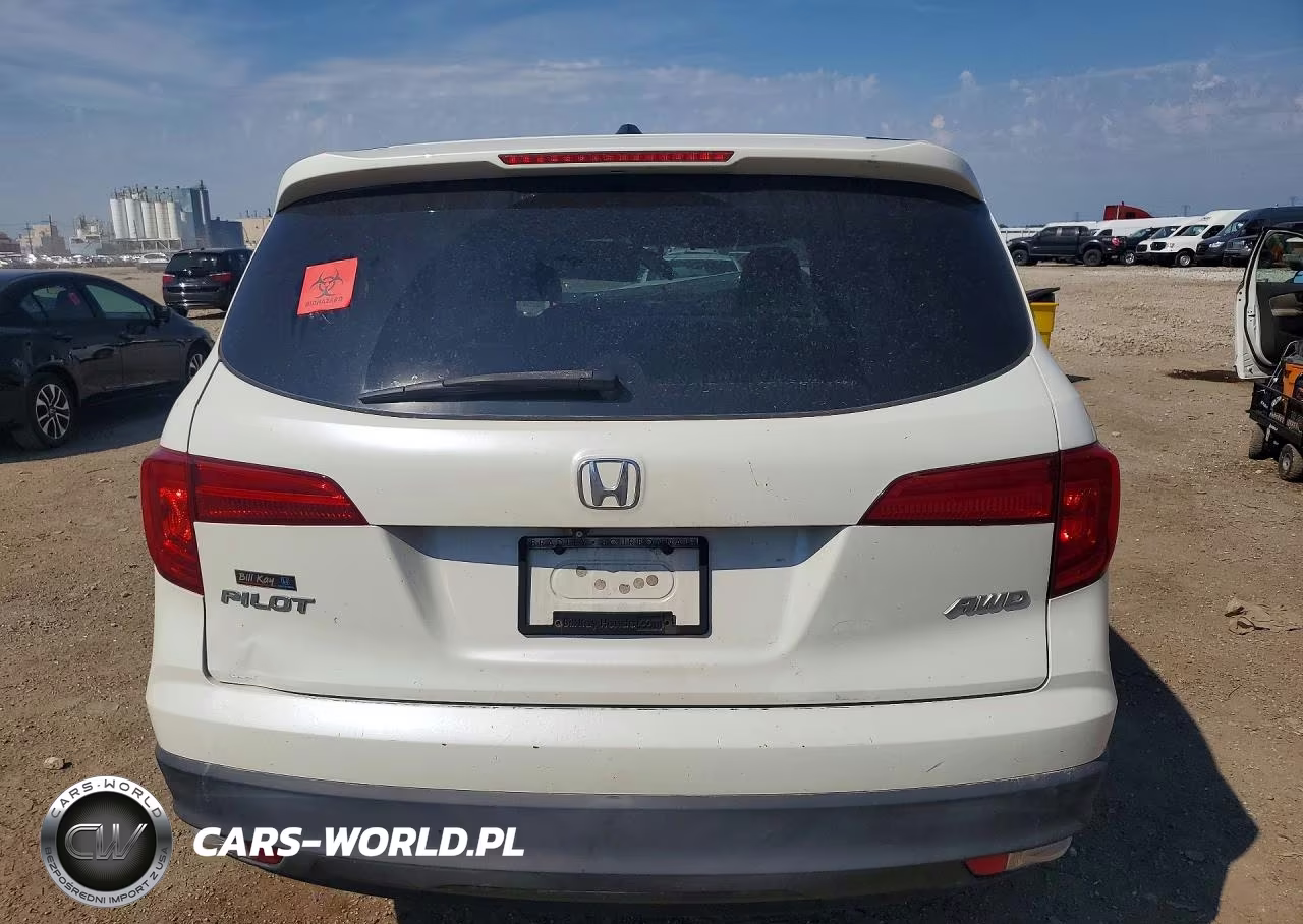 2016 Honda Pilot Exl VIN:5FNYF6H57GB003798 - 6