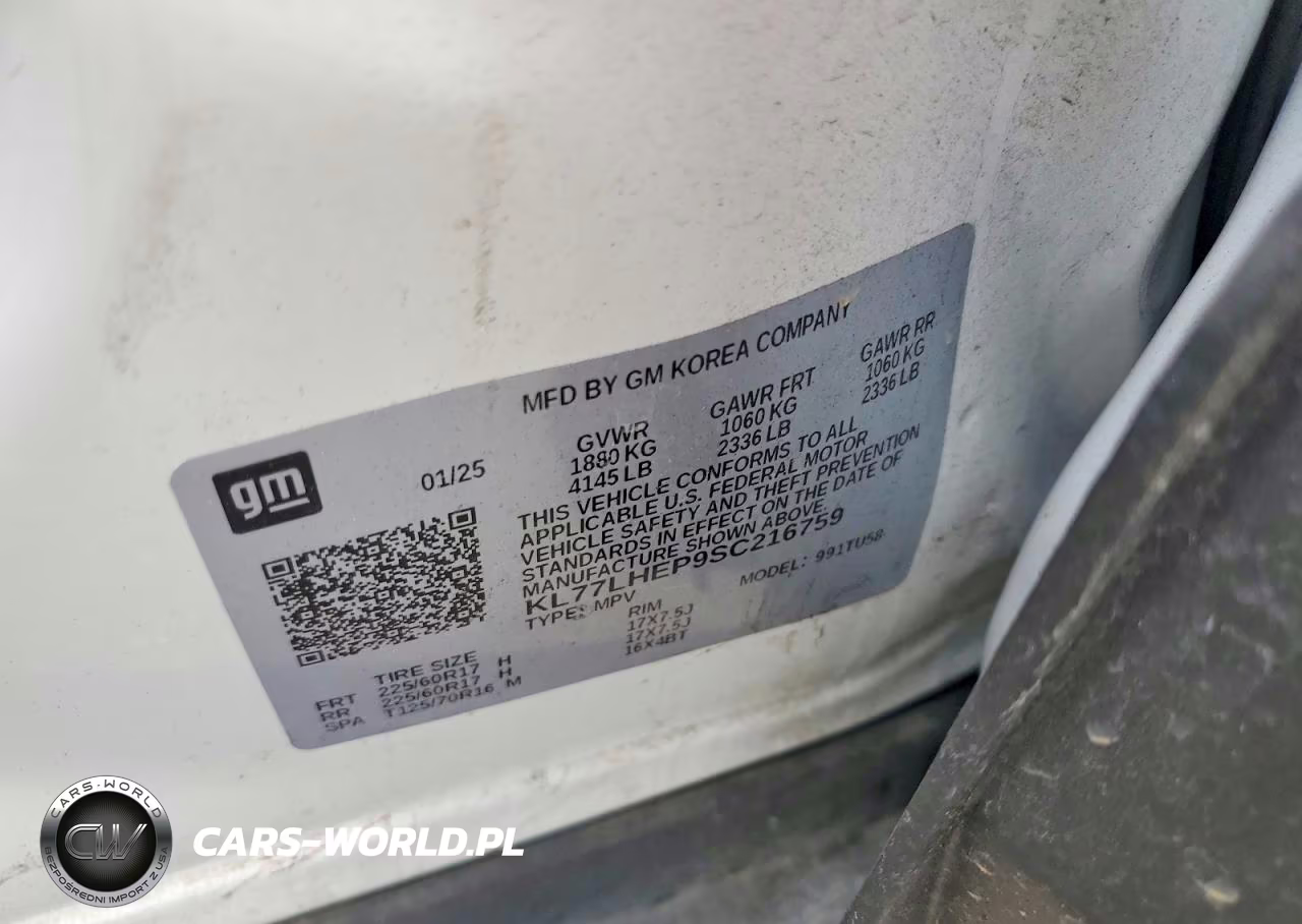 2025 Chevrolet Trax 1Lt VIN:KL77LHEP9SC216759 - 13
