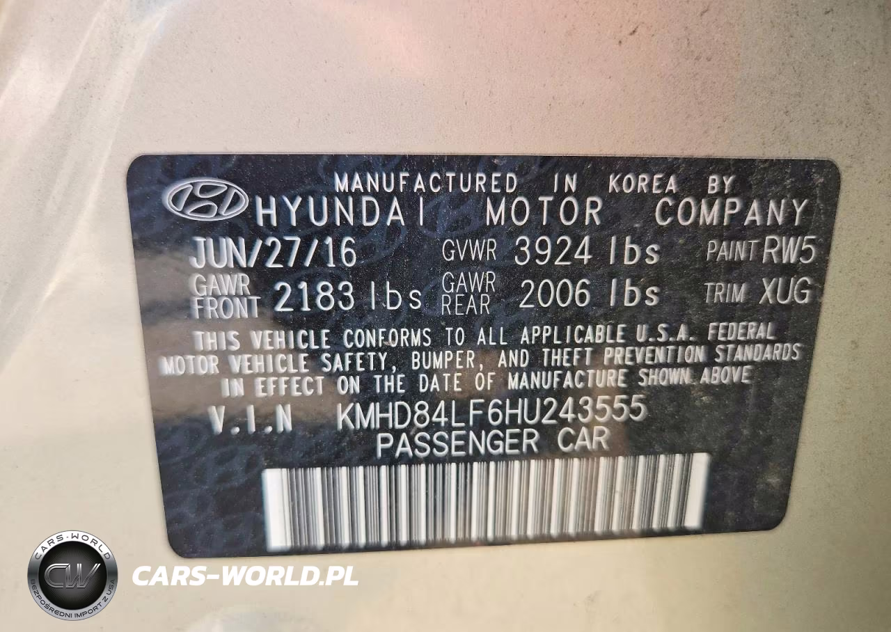 2017 Hyundai Elantra Value Edition VIN:KMHD84LF6HU243555 - 12