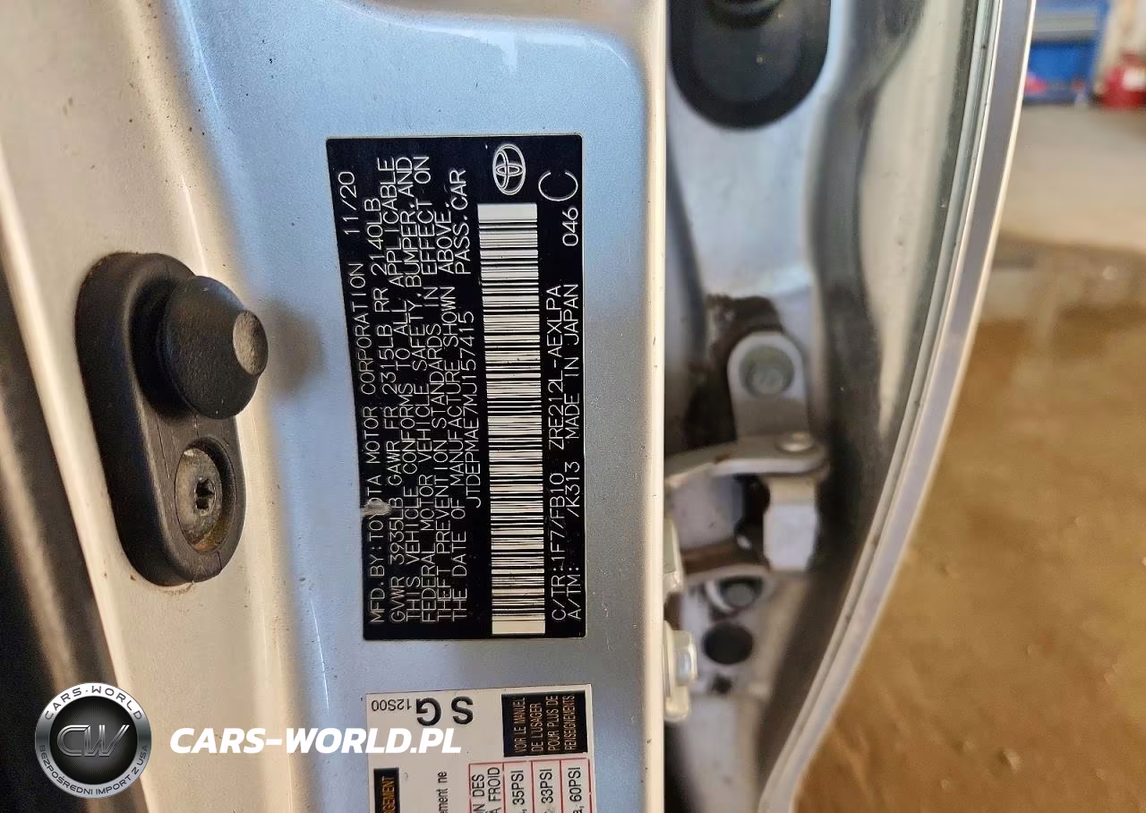 2021 Toyota Corolla Le VIN:JTDEPMAE7MJ157415 - 12