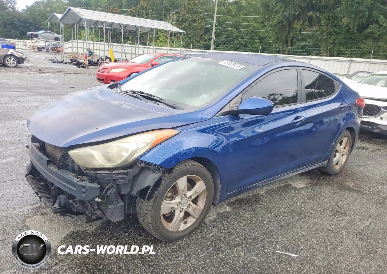 2013 Hyundai Elantra Gls VIN:KMHDH4AE6DU801621 - 1