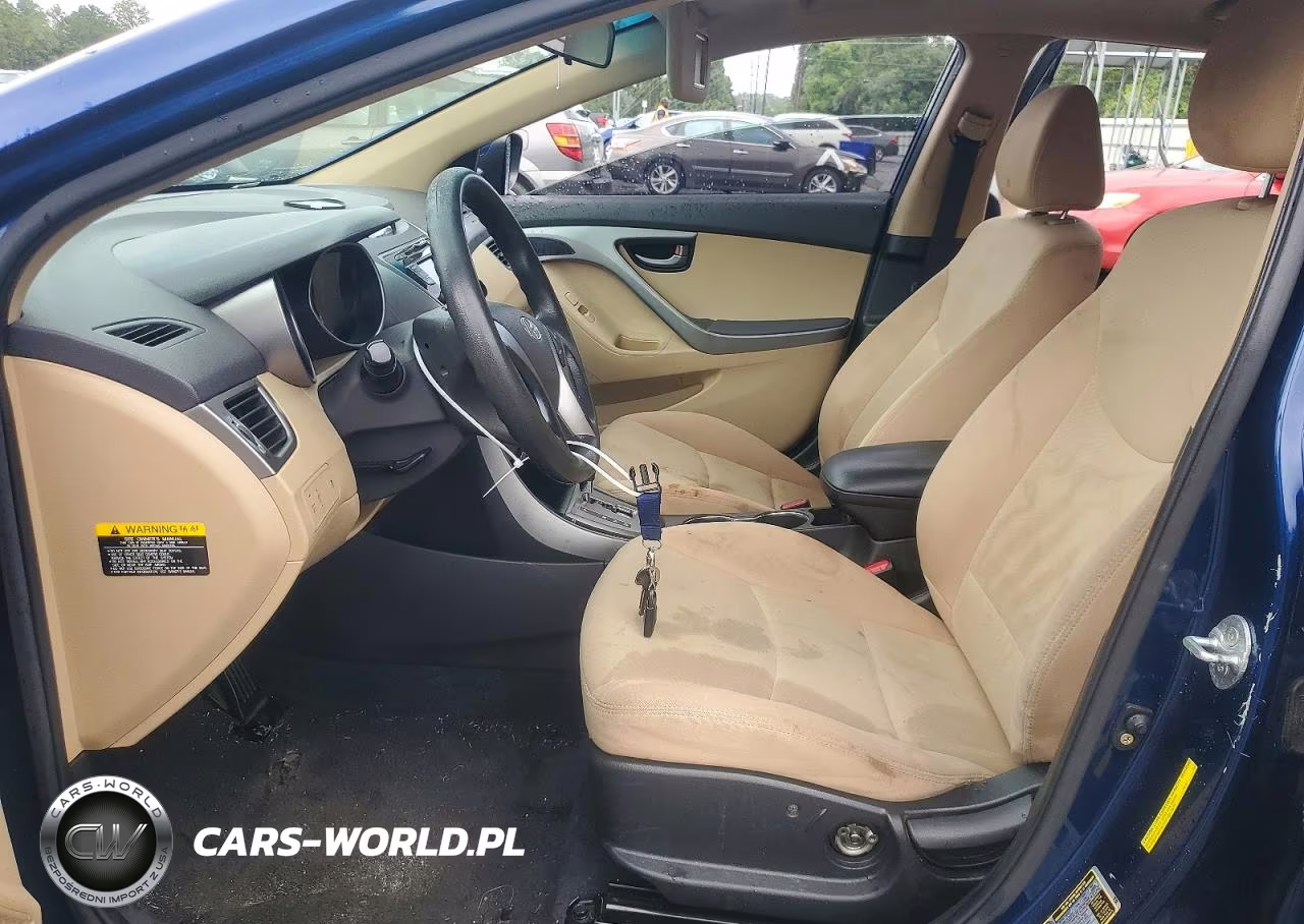 2013 Hyundai Elantra Gls VIN:KMHDH4AE6DU801621 - 7