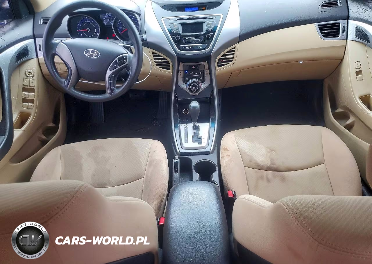 2013 Hyundai Elantra Gls VIN:KMHDH4AE6DU801621 - 8