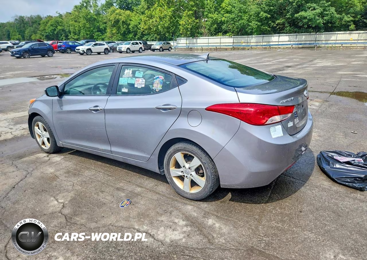 2013 Hyundai Elantra Gls VIN:KMHDH4AE5DU790000 - 2