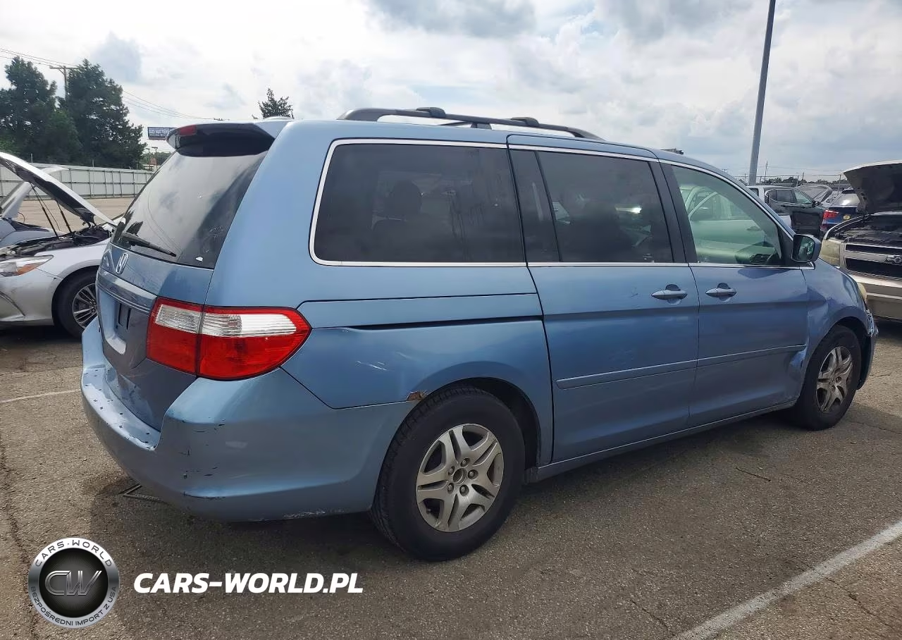 2007 Honda Odyssey Exl VIN:5FNRL38797B044107 - 3