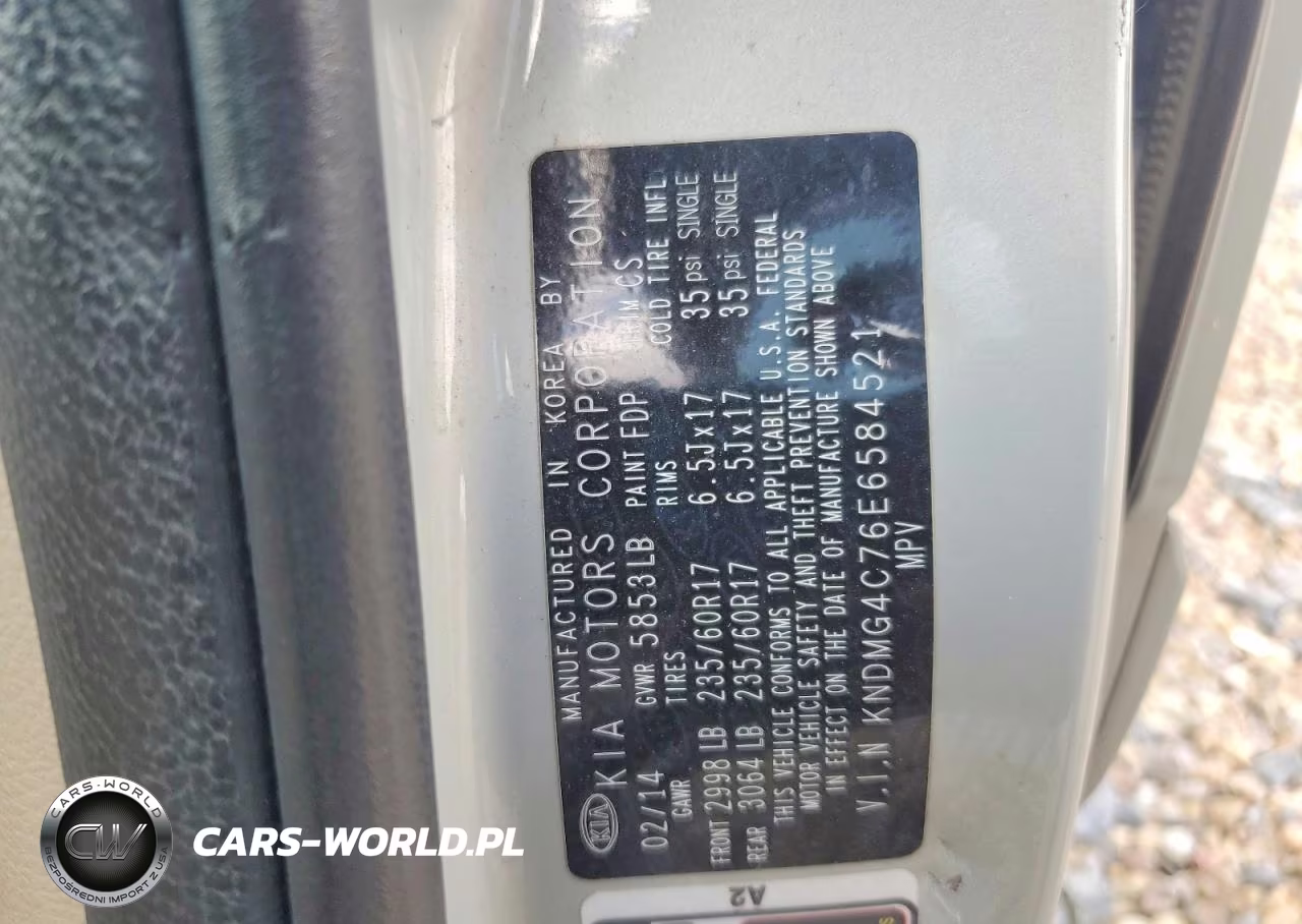 2014 Kia Sedona Lx VIN:KNDMG4C76E6584521 - 13
