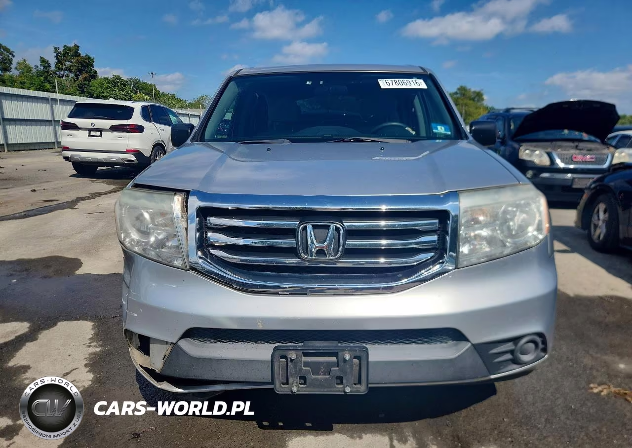 2014 Honda Pilot Lx VIN:5FNYF4H21EB026310 - 5