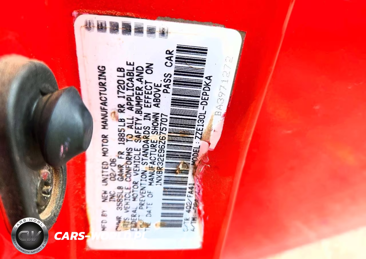 2006 Toyota Corolla Ce VIN:1NXBR32E96Z675707 - 12