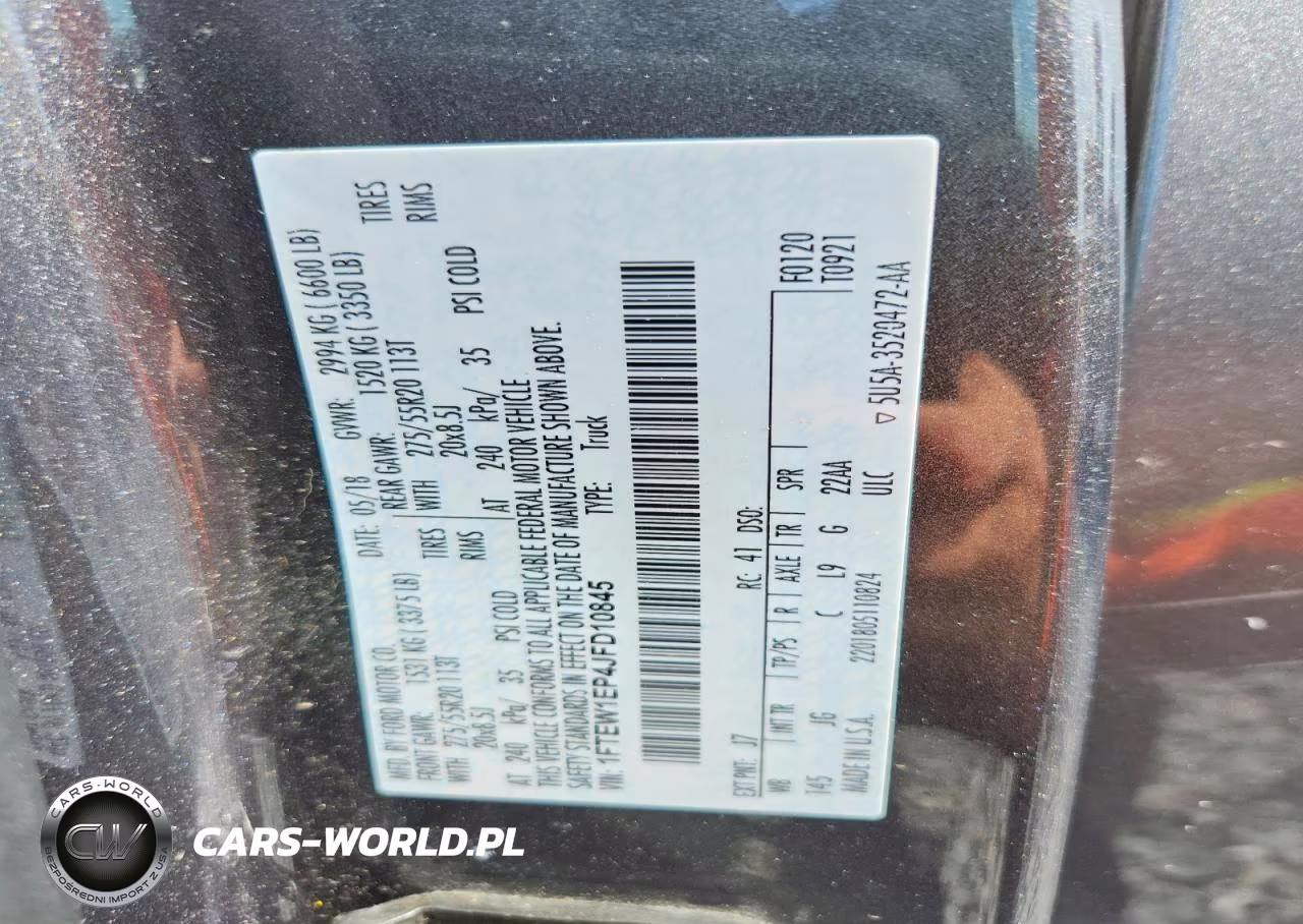 2018 Ford F150 Supercrew VIN:1FTEW1EP4JFD10845 - 12