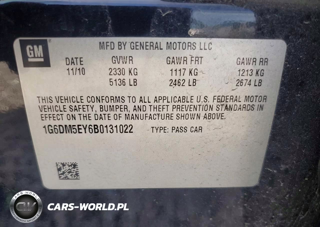 2011 Cadillac Cts Performance VIN:1G6DM5EY6B0131022 - 13