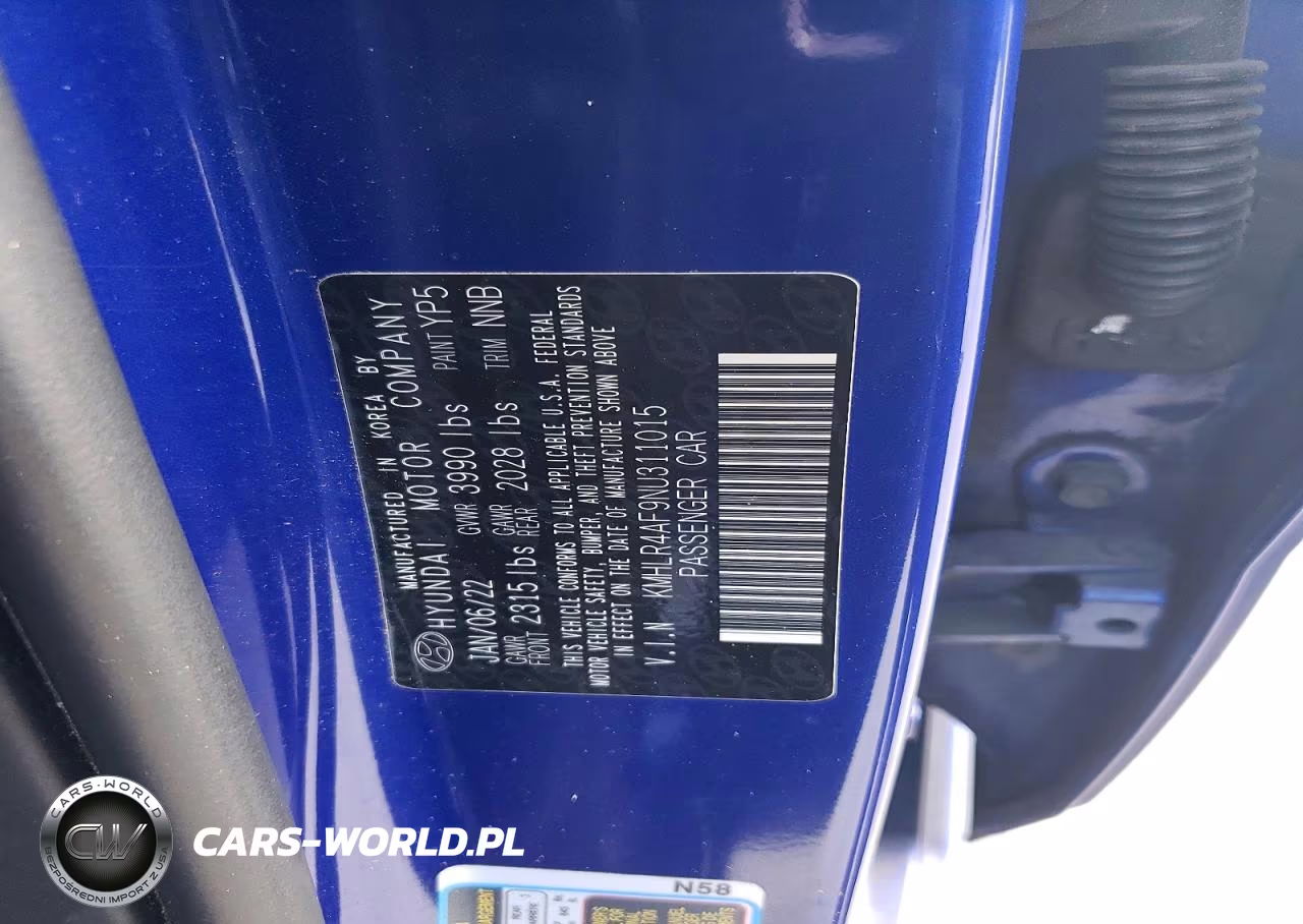2022 Hyundai Elantra N Line VIN:KMHLR4AF9NU311015 - 12