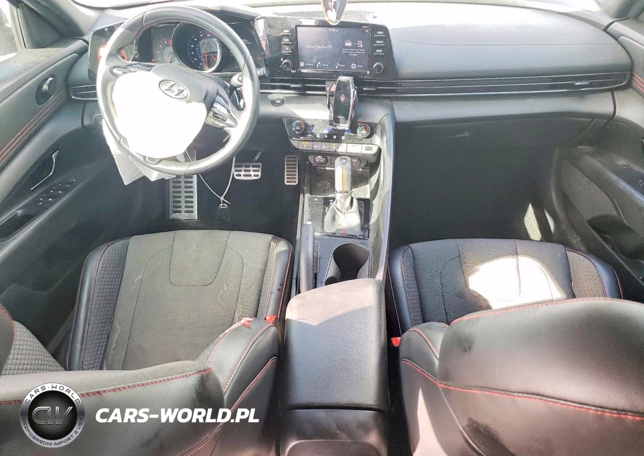 2022 Hyundai Elantra N Line VIN:KMHLR4AF9NU311015 - 8
