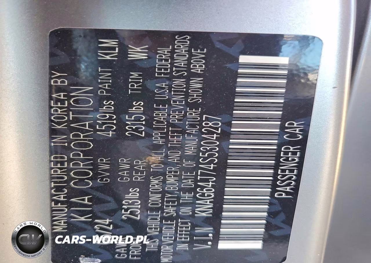 2025 Kia K5 Gt Line VIN:KNAG64J74S5304287 - 13