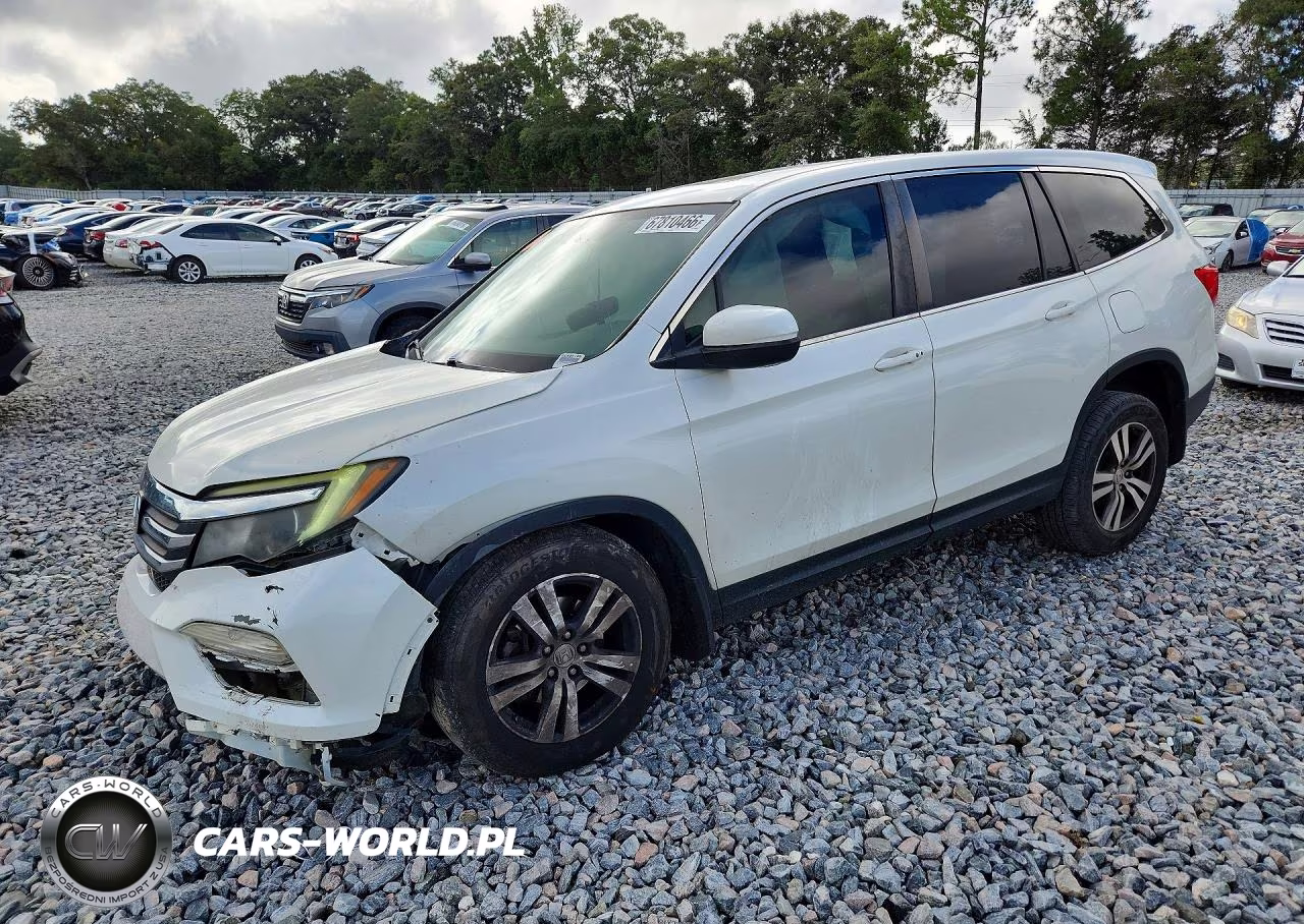 2016 Honda Pilot Exl VIN:5FNYF5H56GB048046 - 1