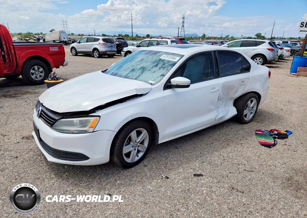 2012 Volkswagen Jetta Tdi VIN:3VWLL7AJ5CM360111 - 1