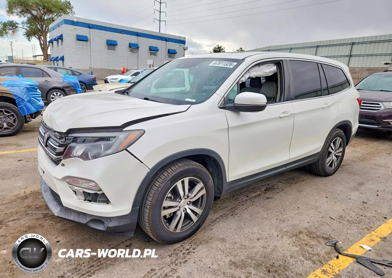 2017 Honda Pilot Exl VIN:5FNYF5H64HB025794 - 1