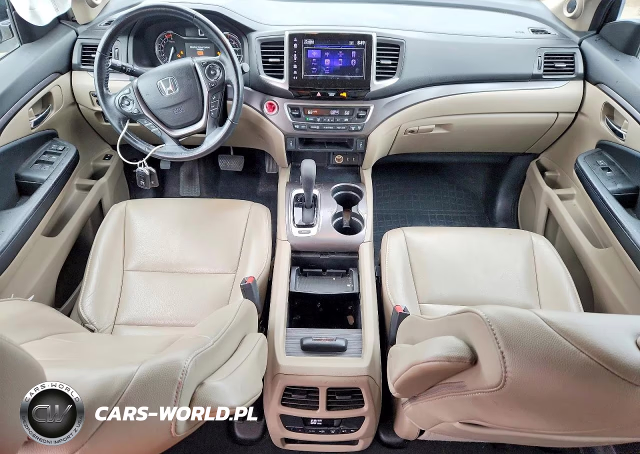 2017 Honda Pilot Exl VIN:5FNYF5H64HB025794 - 8