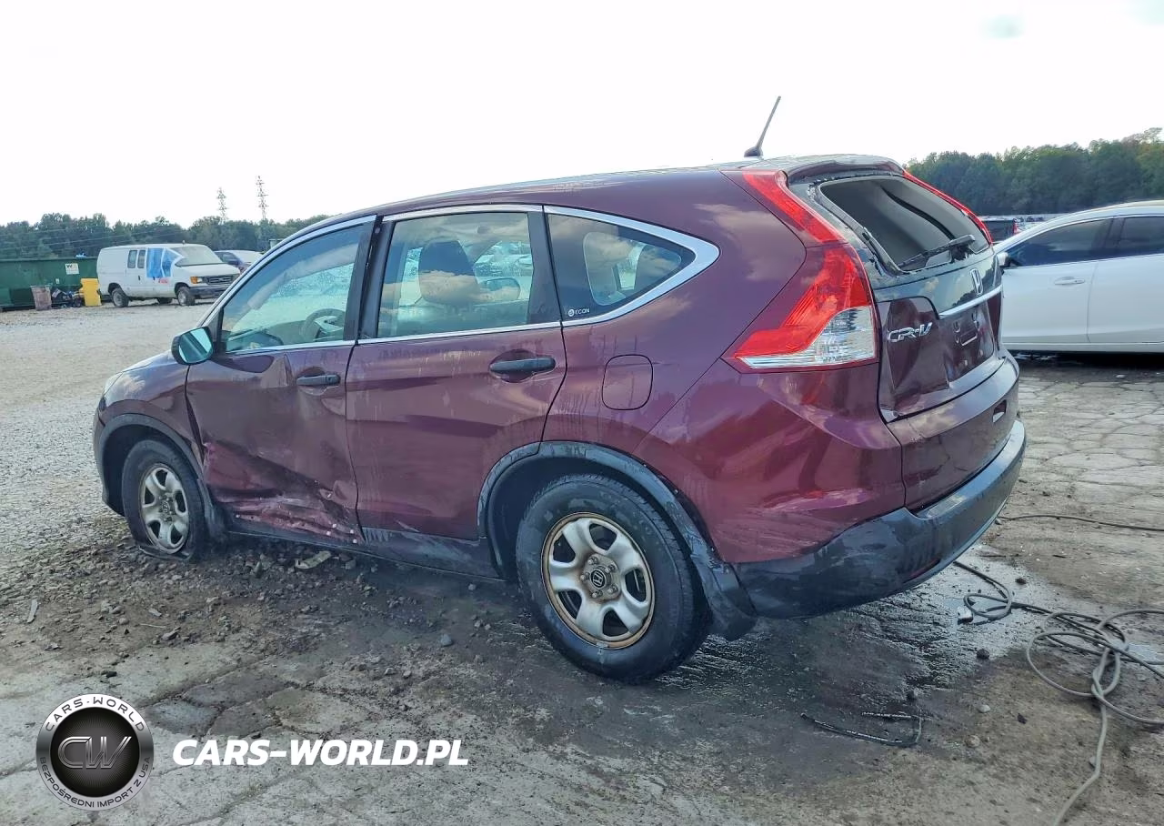 2012 Honda Cr-V Lx VIN:5J6RM3H33CL036659 - 2