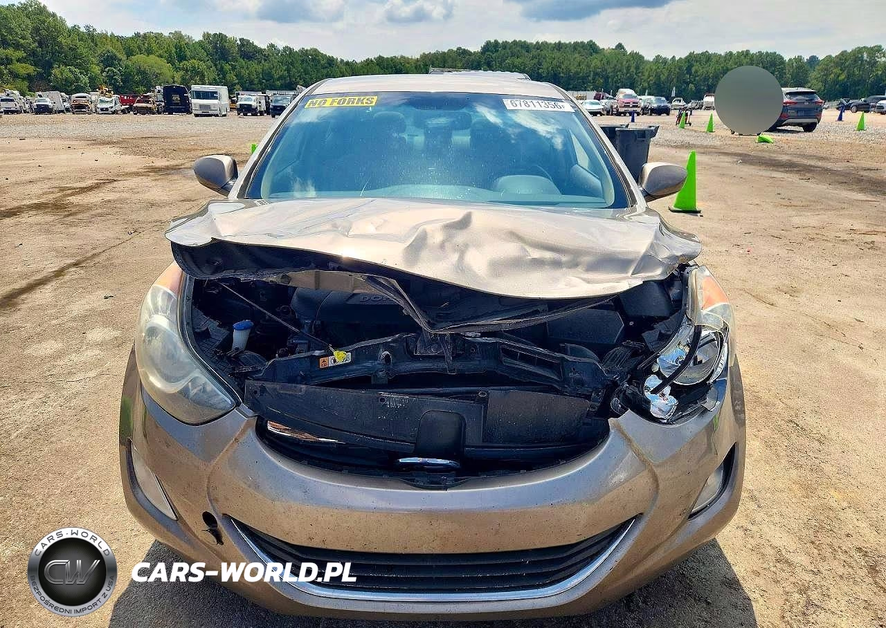 2013 Hyundai Elantra Gls VIN:5NPDH4AE9DH224047 - 5