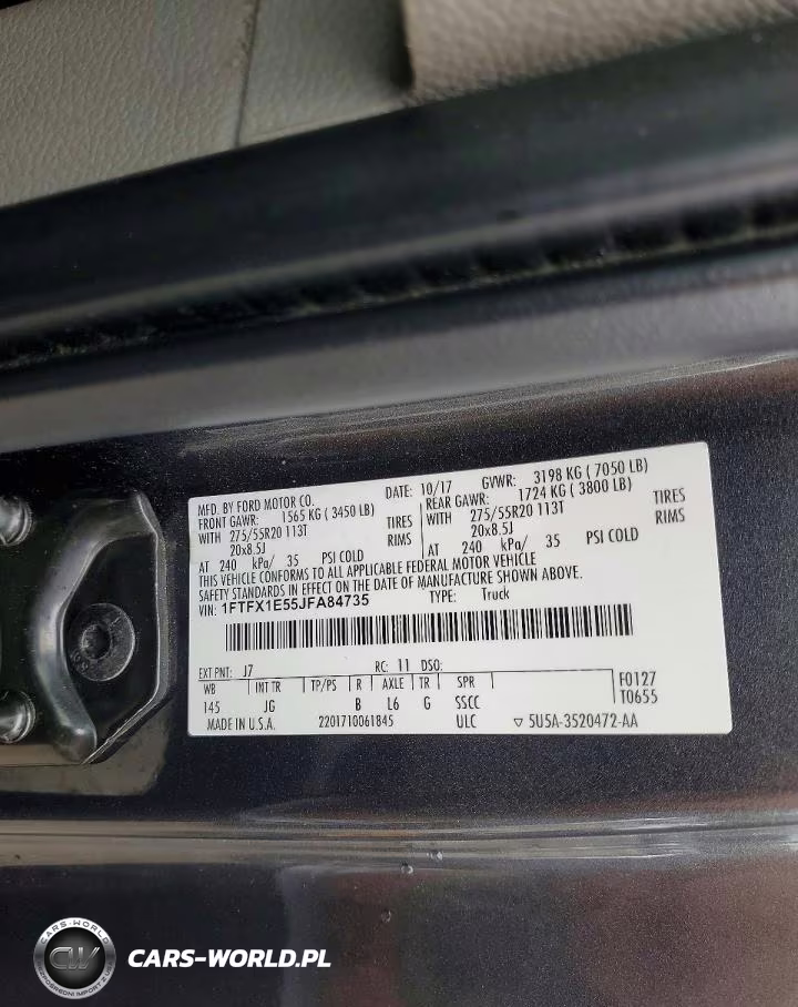 2018 Ford F150 Super Cab VIN:1FTFX1E55JFA84735 - 13