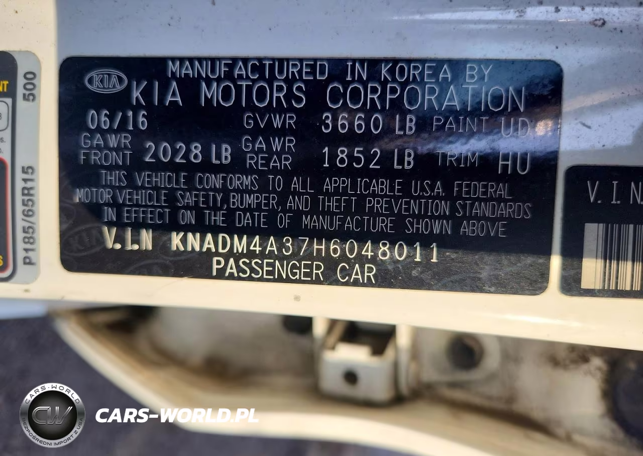 2017 Kia Rio Lx VIN:KNADM4A37H6048011 - 12