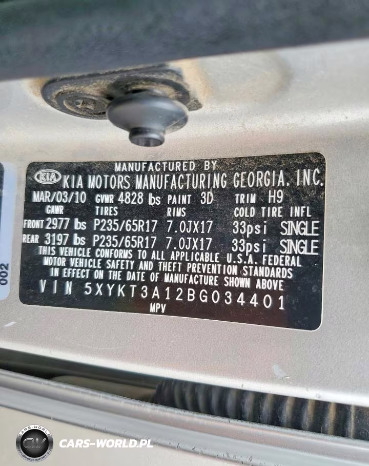 2011 Kia Sorento Lx VIN:5XYKT3A12BG034401 - 13