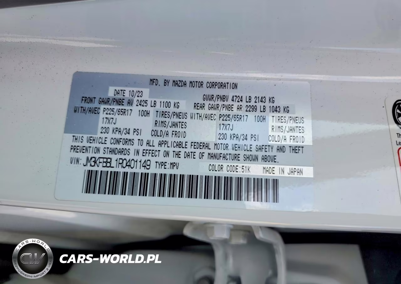 2024 Mazda Cx-5 Select VIN:JM3KFBBL1R0401149 - 13