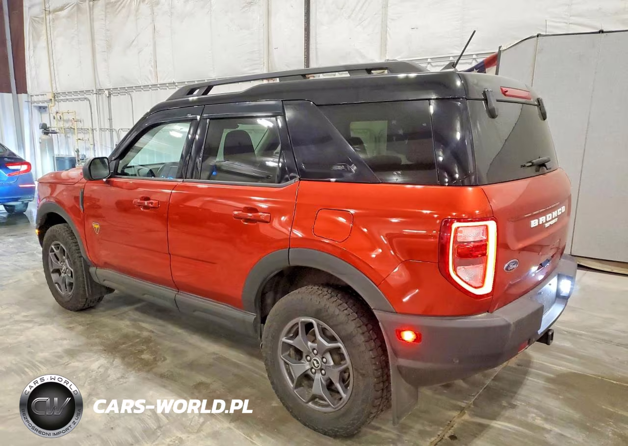 2022 Ford Bronco Sport Badlands VIN:3FMCR9D95NRD70668 - 2