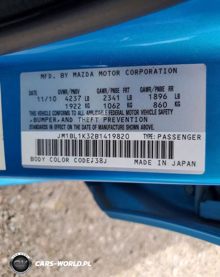 2011 Mazda Speed 3 VIN:JM1BL1K32B1419820 - 13