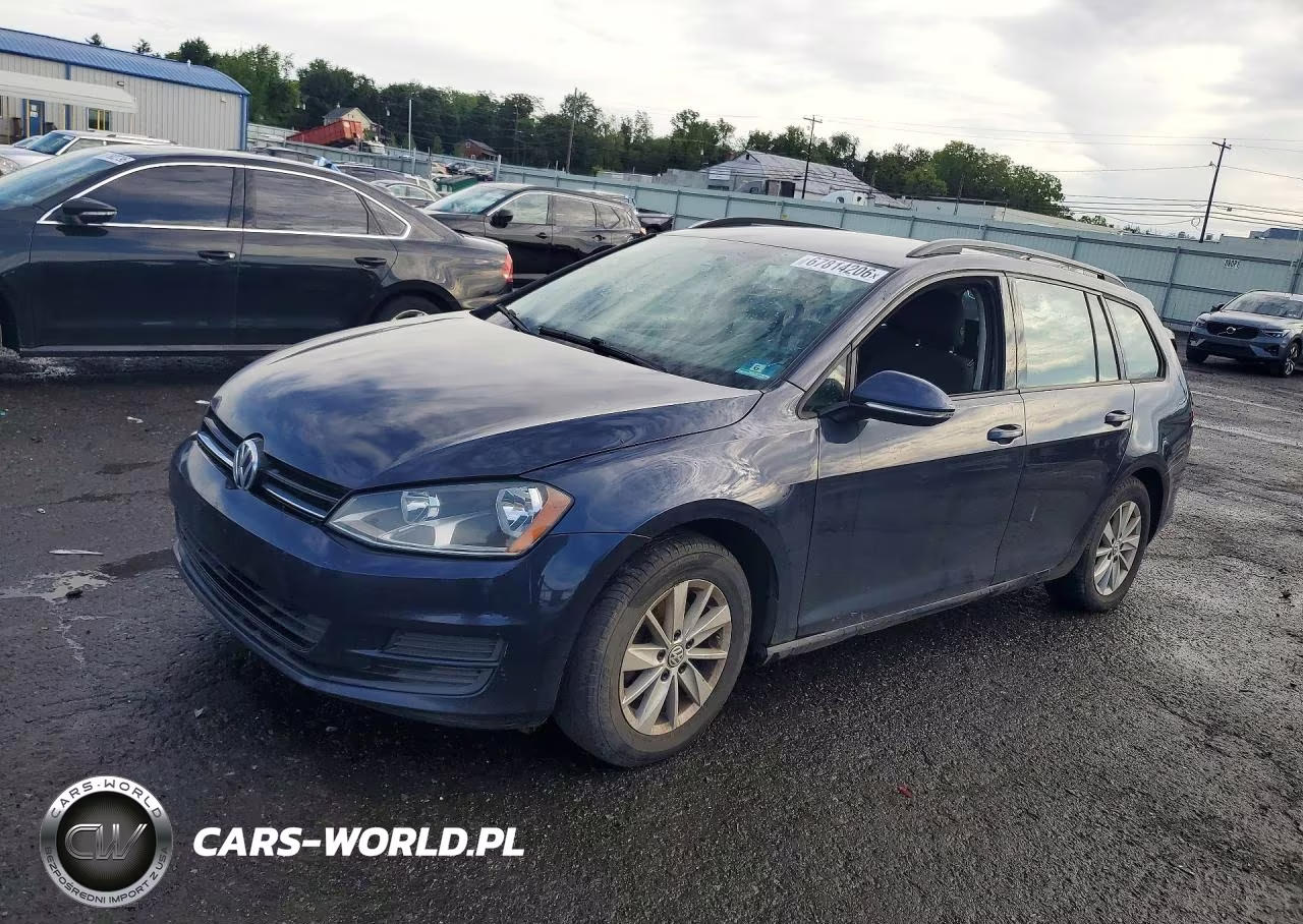 2016 Volkswagen Golf Sportwagen S VIN:3VWC17AU1GM501004 - 1