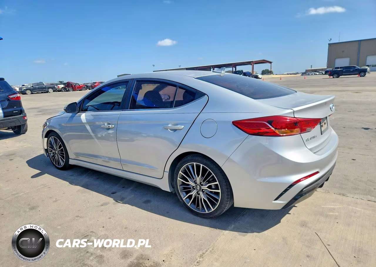 2018 Hyundai Elantra Sport VIN:KMHD04LB6JU545826 - 2