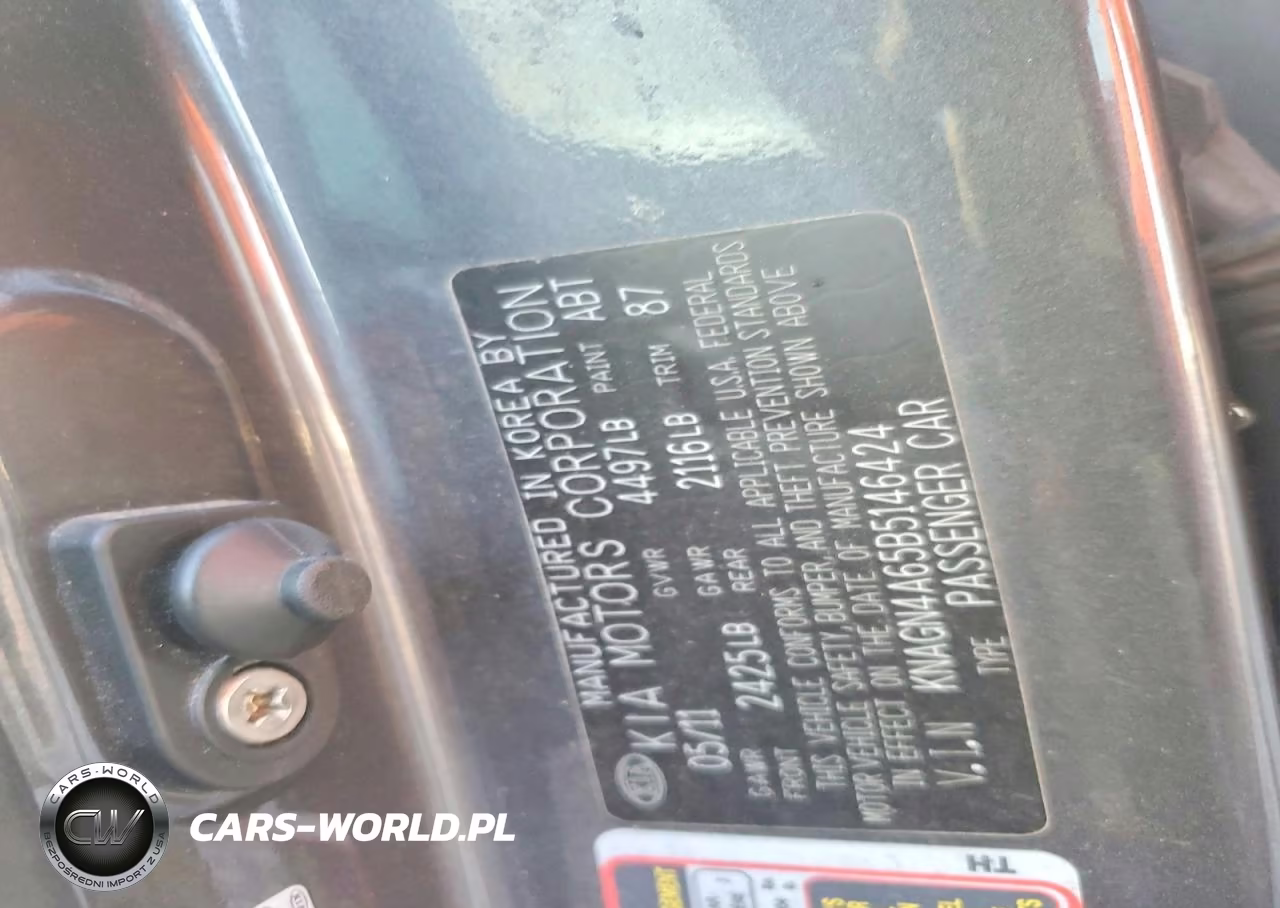2011 Kia Optima Ex Turbo VIN:KNAGN4A65B5146424 - 12