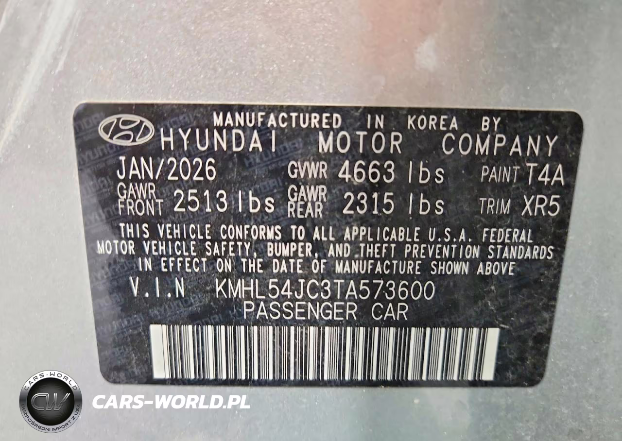 2026 Hyundai Sonata N Line VIN:KMHL54JC3TA573600 - 13