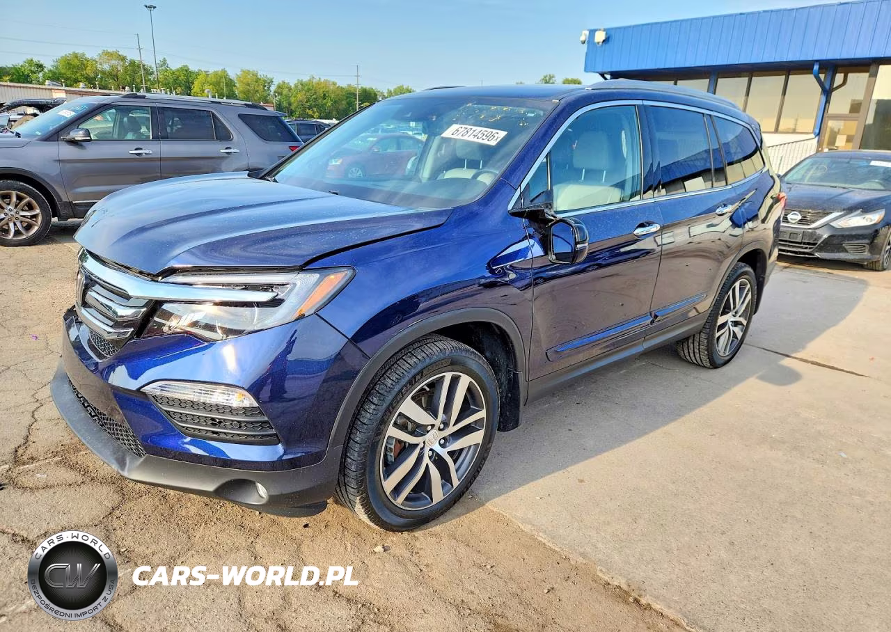 2016 Honda Pilot Touring VIN:5FNYF6H9XGB014006 - 1