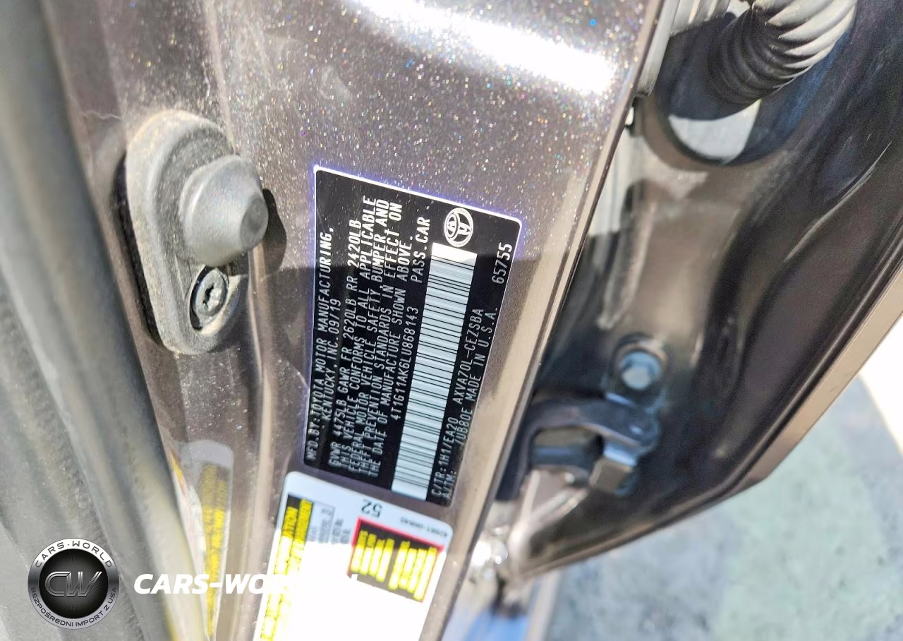 2020 Toyota Camry Se VIN:4T1G11AK6LU868143 - 13