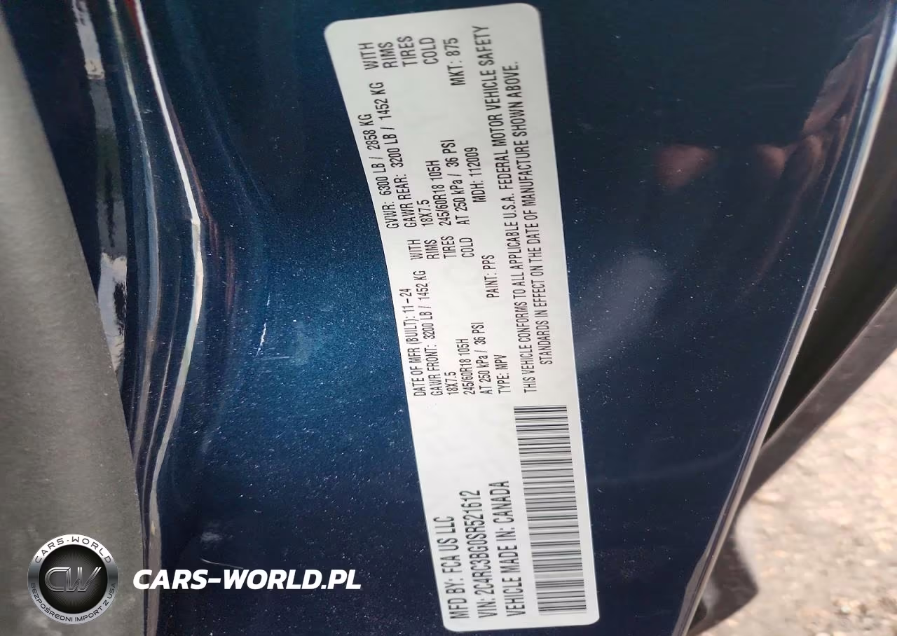 2025 Chrysler Pacifica Select VIN:2C4RC3BG0SR521612 - 13