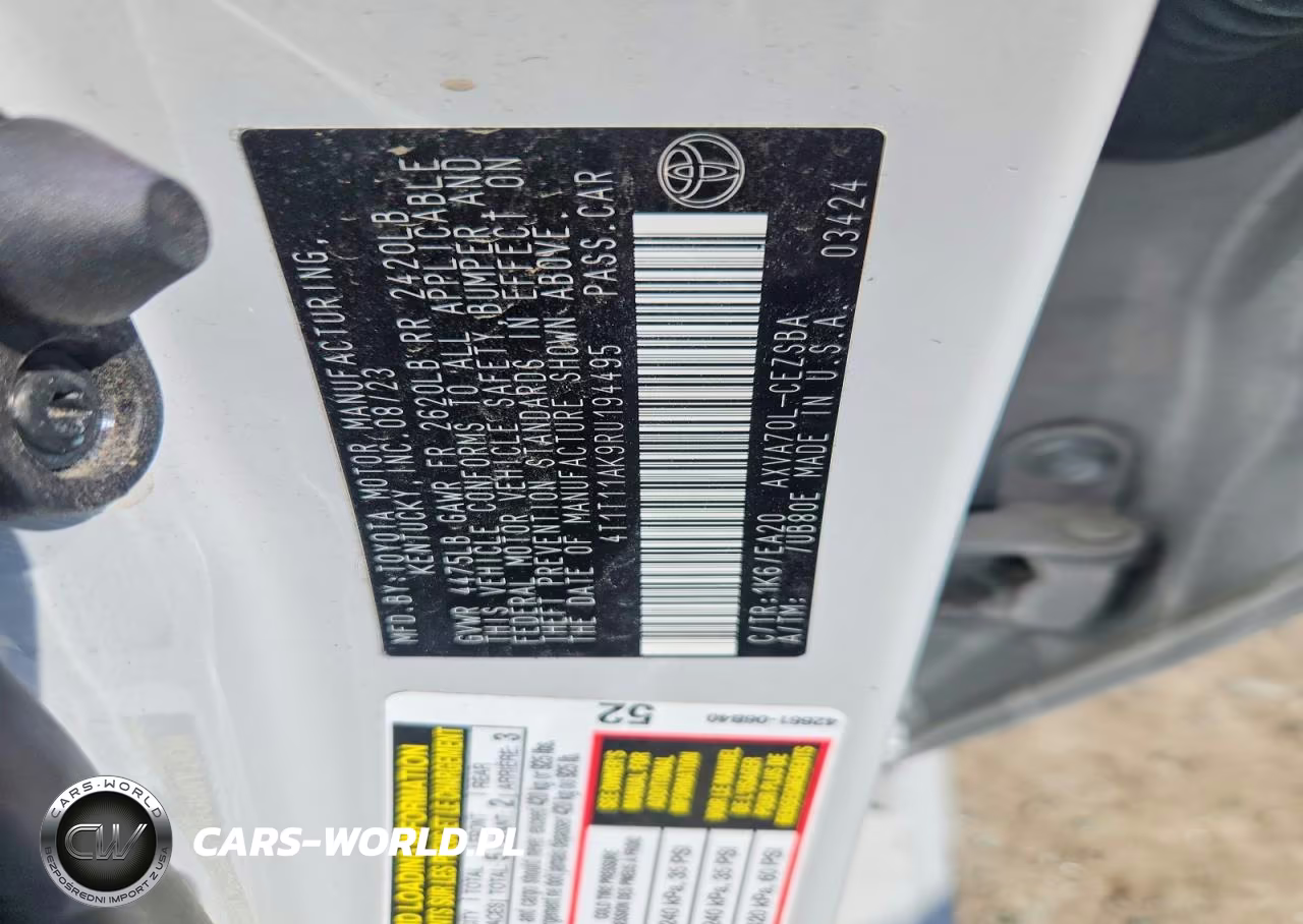 2024 Toyota Camry Se VIN:4T1T11AK9RU194495 - 12