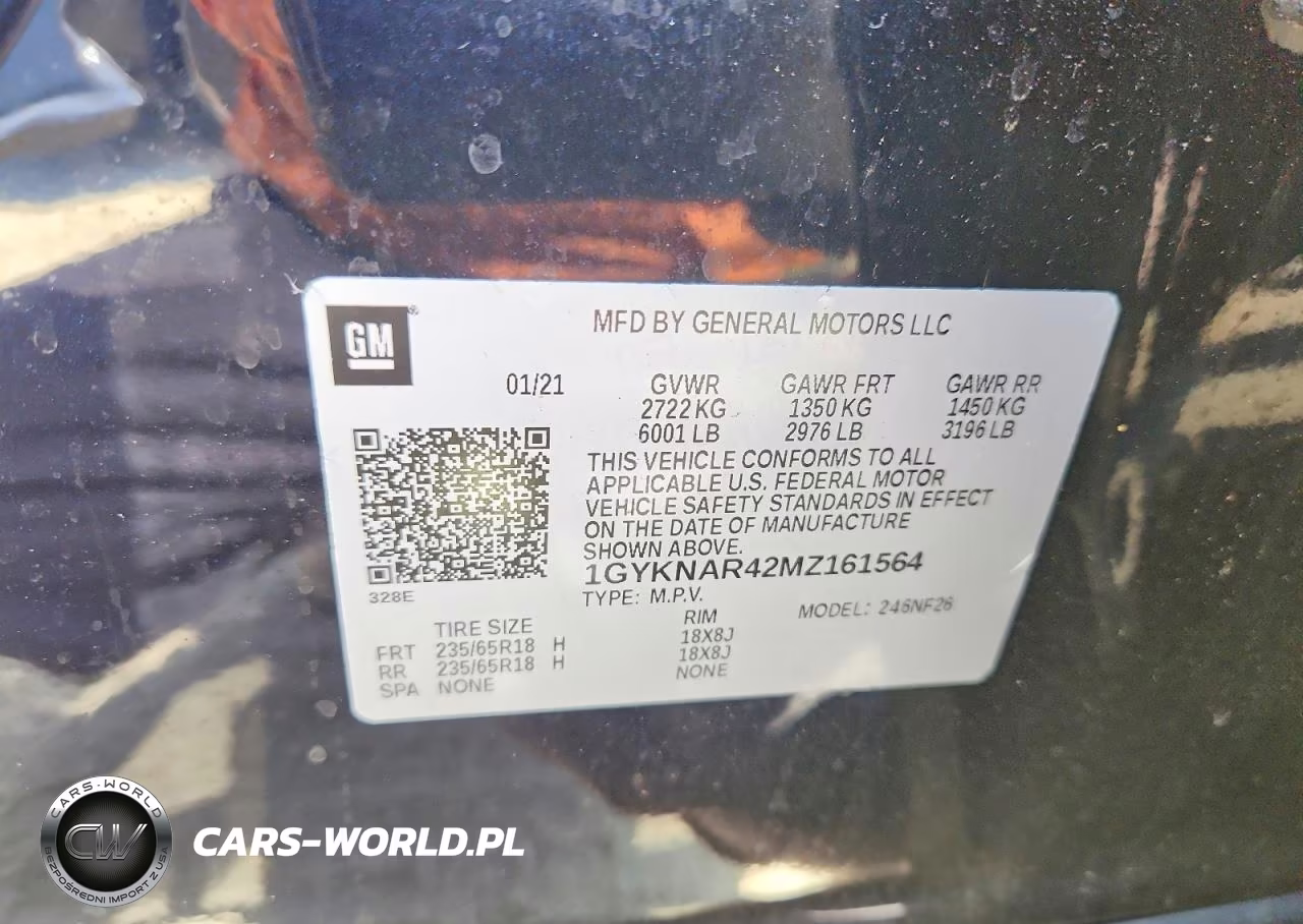 2021 Cadillac Xt5 Luxury VIN:1GYKNAR42MZ161564 - 13
