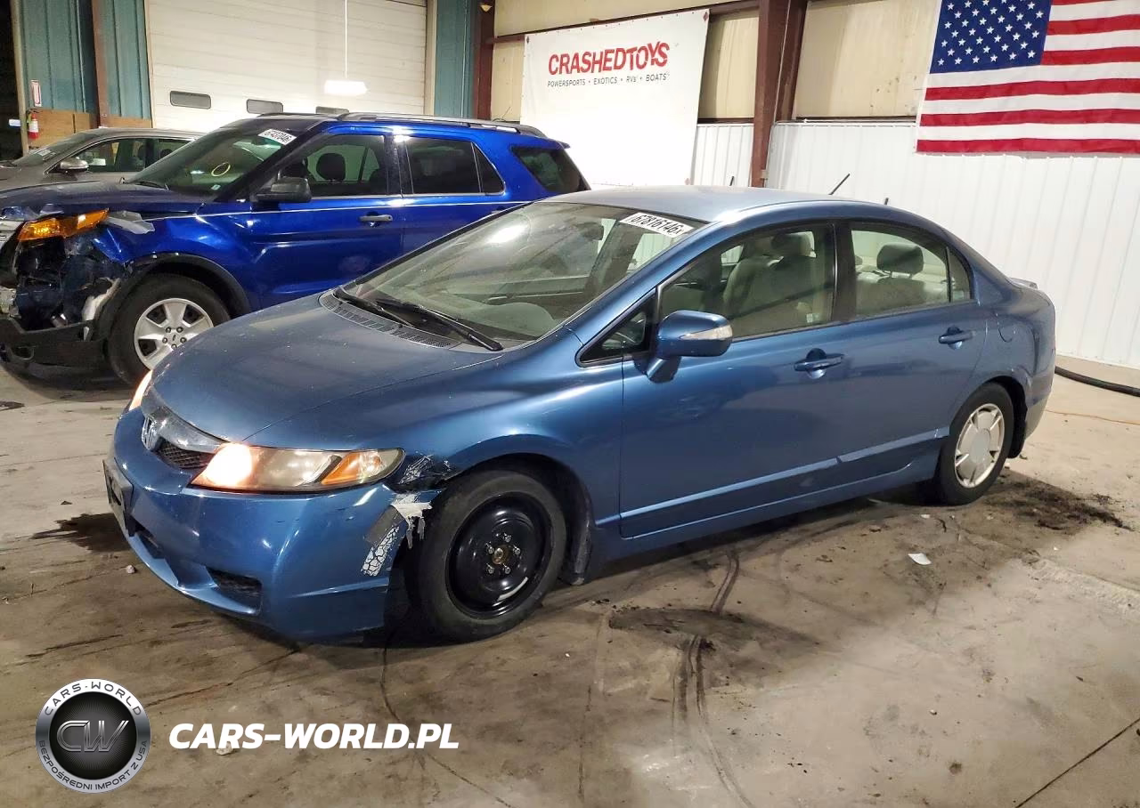 2010 Honda Civic Hybrid VIN:JHMFA3F22AS001589 - 1