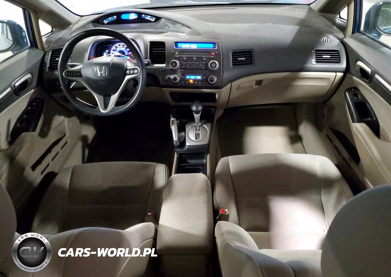 2010 Honda Civic Hybrid VIN:JHMFA3F22AS001589 - 8